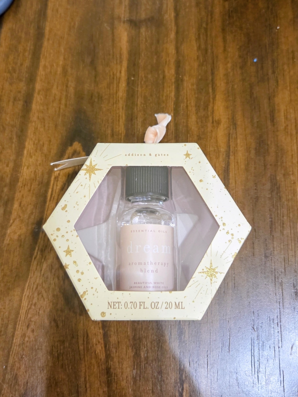 A&D Aromatherapy Stone Oil Diffuser Gift Set, White Jasmine And Rose